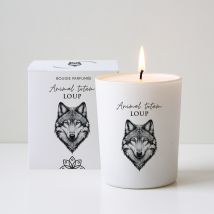 Bougie Végétale Parfumée La Chandelière -aanimal Totem Loup - 180g