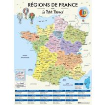 Poster - Regions De France Avec Le Petit Prince - Aedis