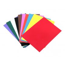 Set De 10 Feuilles Papier Mousse Assorties - Crealia enfants