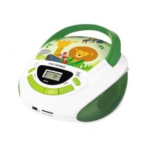 Lecteur Cd Metronic - Jungle - Blanc, Vert - 3 Watt