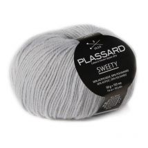 Sweety - Gris Clair 10 - Plassard - Pelote De Fil À Tricoter - Plassard