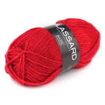 Fil À Tricoter Plassard - Basic - Rouge 309