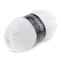 Fil À Tricoter Plassard - Basic - Blanc 310