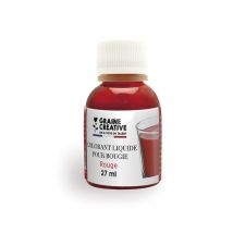 Flacon Colorant Liquide Rouge - 27 Ml - Graine Creative