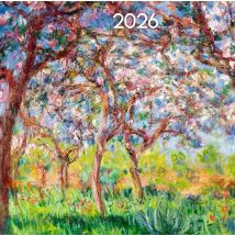 Calendrier Mural 2026 Pictura - Clude Monet - 30 X 30 Cm