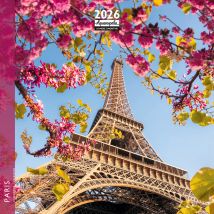 Calendrier Mural 2026 Pictura - Paris - 16 X 16 Cm