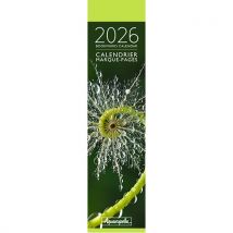 Calendrier 2026 Marque-pages Pictura - Photo Goutte De Rosée
