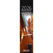 Calendrier Marque-pages 2026 - Instruments De Musique - Pictura