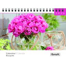 Calendrier De Bureau Chevalet 2026 Pictura - Bouquet