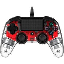Manette Filaire Nacon Lumineuse Rouge Pour Playstation 4 - Nacon