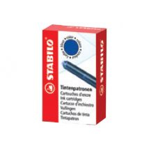 Boîte De 6 Cartouches D'Encre Bleue Effaçable - Stabilo - Stabilo
