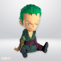 Tirelire Plastoy - One Piece - Zoro - 14 Cm