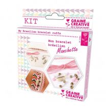 Kit Bracelet Brésilien - Manchette Amour - Graine Creative