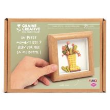 Kit Fimo Graine Créative - Cadre Miniature Botte