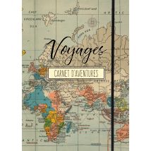 Carnet De Voyage - A5 14,8 X 21 X 1,5 Cm - Pages Blanches - Voyages, Carnet D'Aventures - Aventura Editions