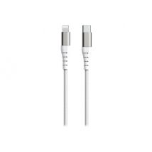 Force Power - Câble Lightning - 24 Pin Usb-c Mâle Pour Lightning Mâle - 2 M - Blanc - Pour Apple Ipad/iphone/ipod - Force Power Lite
