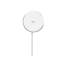 Bigben - Plot De Charge Sans Fil + Adaptateur Secteur - 15 Watt - Fast Charge - Blanc - Pour Apple Iphone - Force Power