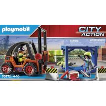 Chariot Elevateur Avec Cargaison - Playmobil - 70772