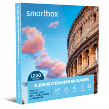 Coffret Cadeau - Smartbox - 3 Jours D'Évasion En Europe