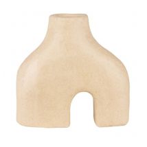Support À Décorer Décopatch - Vase Double Pieds - Papier Mâché - 19 X 7 X 18 Cm - Decopatch
