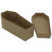 Boîte Cercueil - Papier Mâché - 12,5 Cm - Decopatch