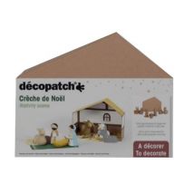 Crèche Avec Personnages En Papier Mâché - Decopatch