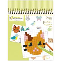 Graffy Pixel Avenue Mandarine - Animaux Domestiques