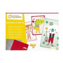 Coffret Créatif Gommettes Multi Textures - Avenue Mandarine