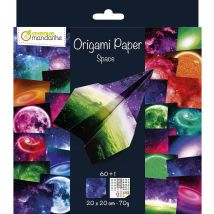 Papier Origami - Espace - 20x20 Cm - Avenue Mandarine