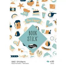 Carnet De Stickers Autocollants Maildor - Book Stick' Voyage - 660 Pièces