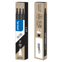 Lot De 3 Recharges Pour Stylo Roller Effaçable Pilot - Frixion Ball & Frixion Ball Clicker - Noir - Pointe Fine