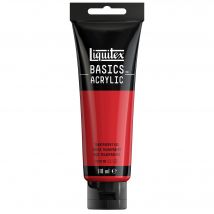 Tube 118 Ml De Peinture Acrylique Liquitex - Basics - Rouge Transparent