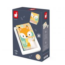 6 Cubes En Bois Massif - Janod