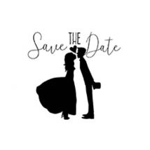 Tampon F - Couple Save The Date - Aladine