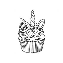 Tampon C - Cupcake Licorne - Aladine