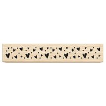 Tampon En Bois - All Over Coeurs - Aladine