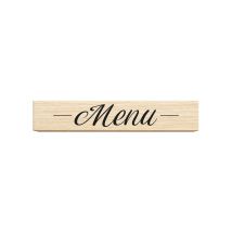 Tampon En Bois - Menu - Aladine