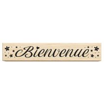 Tampon En Bois - Bienvenue - Aladine