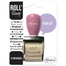 Aladine - Roll'stamp - Tampon À Molette - To Do List
