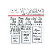 Stampo Bullet Clear - Organisation Mois - Aladine