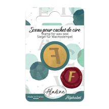 Sceau Pour Cachet De Cire - Alphabet - Lettre F - Aladine