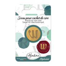 Sceau Pour Cachet De Cire - Alphabet - Lettre W - Aladine