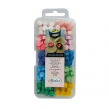 Boite Fleurs De Cire À Cacheter 10 Couleurs Shiny - Aladine Scrapbooking