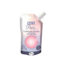 Peinture Nacrée Izink Pearly - Aladine - 80 Ml - Rose Pastel