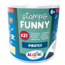 Boîte De 21 Tampons Stampo Funny - Pirates - Aladine