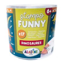 Boîte De 17 Tampons Stampo Funny - Dinosaures - Aladine