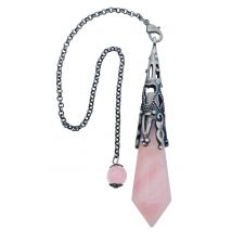 Pendule Pointe En Quartz Rose Omsaé - Design Witch