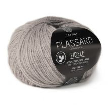 Fil À Tricoter Plassard - Fidèle - Gris 10
