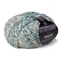 Fil À Tricoter Plassard - Nougat - Turquoise 21