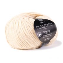 Fil À Tricoter Plassard - Tonka - Blanc Cassé 02